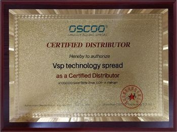 Chứng nhận Vision VSP nhà phân phối độc quyền các sản phẩm OSCCO tại Việt Nam