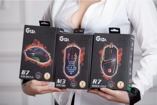 Trên tay chuột đa nhiệm Giza eSport Gaming R7
