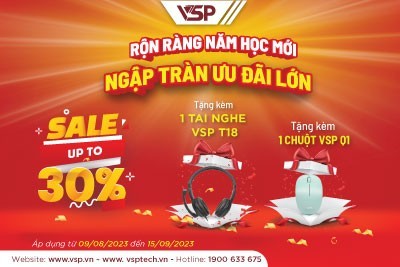 RỘN RÀNG NĂM HỌC MỚI - NGẬP TRÀN ƯU ĐÃI LỚN