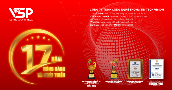 VSP XIN GỬI LỜI TRI ÂN NHÂN 17 NĂM NGÀY THÀNH LẬP