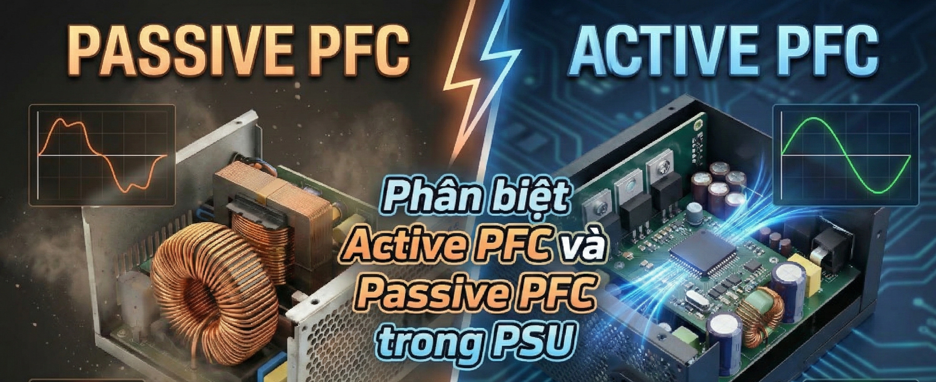Phân biệt Active PFC và Passive PFC trong PSU