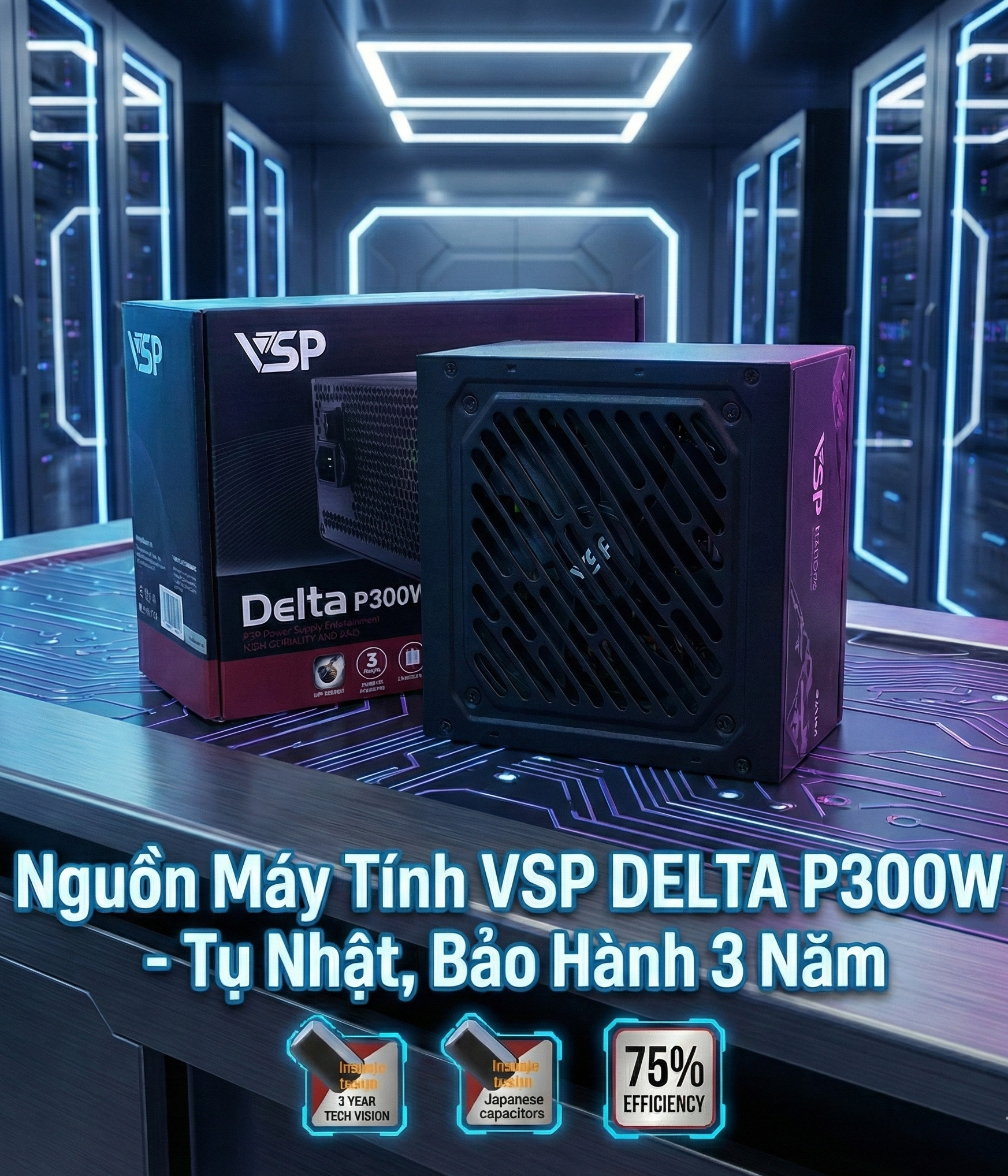 Nguồn Văn Phòng Thương hiệu Việt Ngon nhất tầm giá Dưới 300K - VSP P300W
