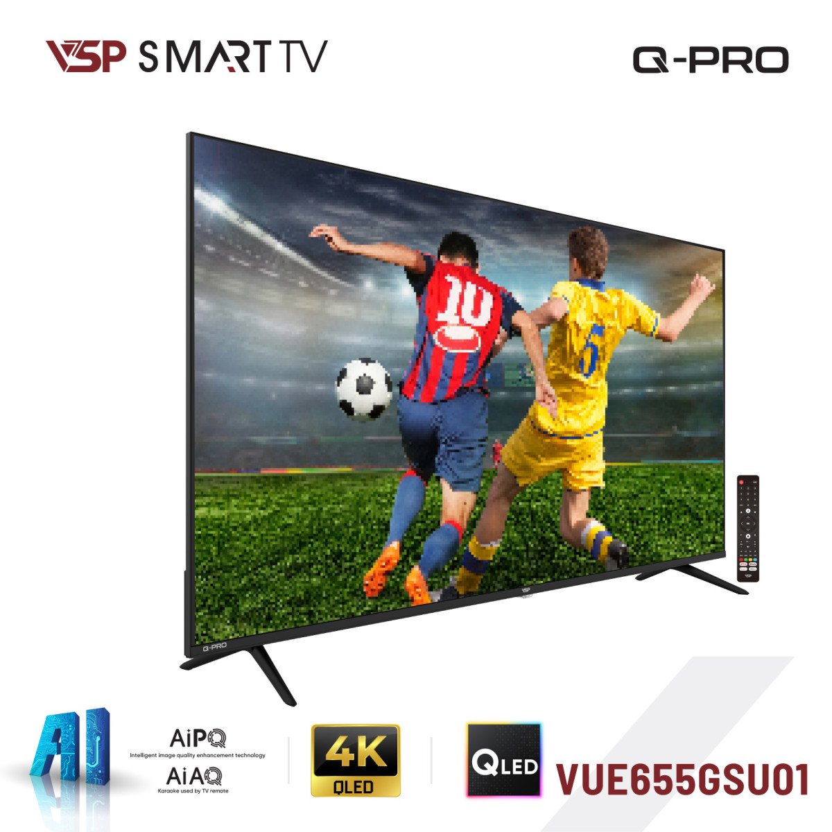 VSP Smart Tivi Q-PRO Series  (65 inch / 4K QLED / Google TV)