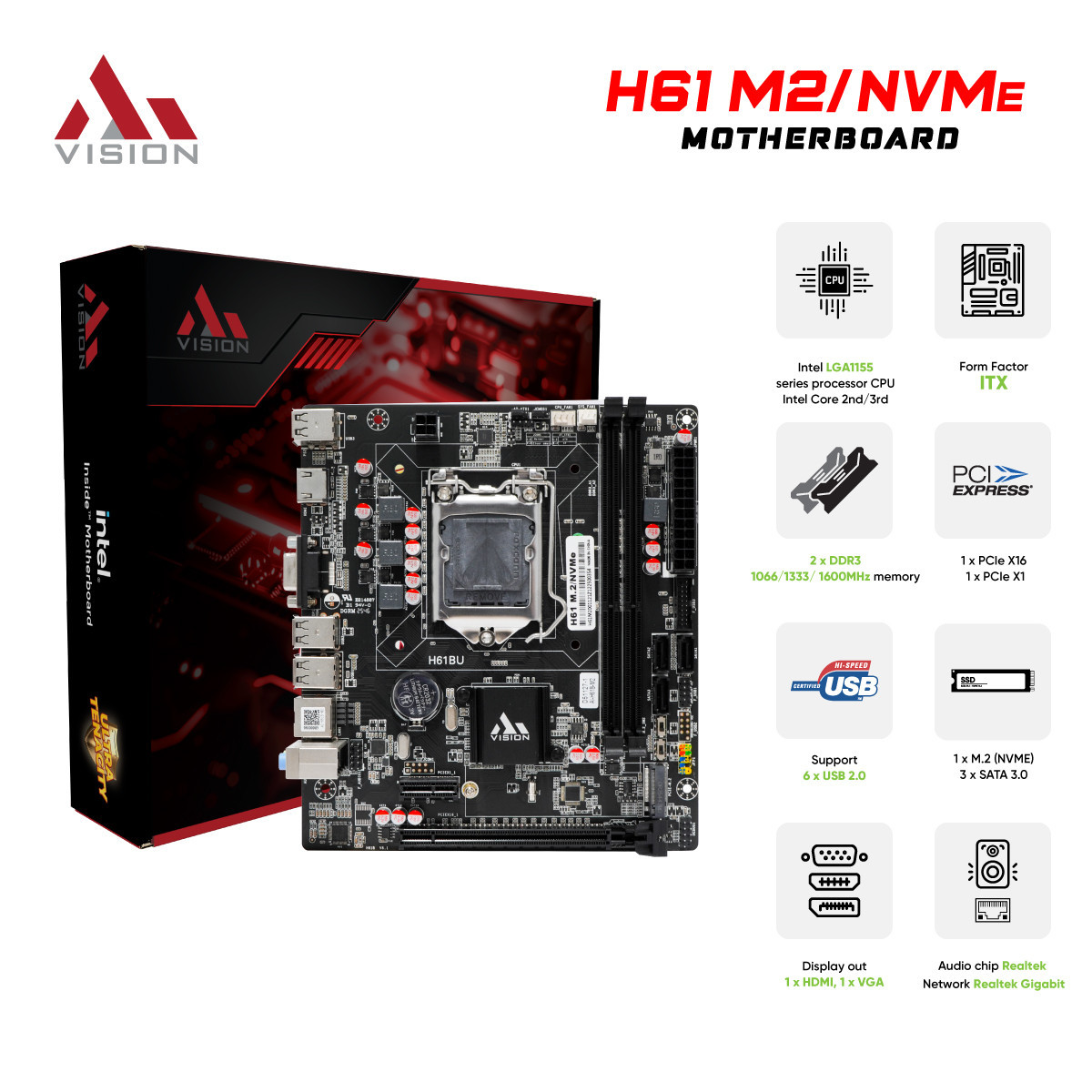 Mainboard AiVision H61 M2 