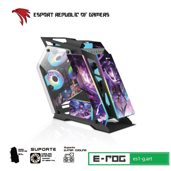 Vỏ Case Máy Tính VSP Esport Republic Of Gamers ES1-G.Art - Đen