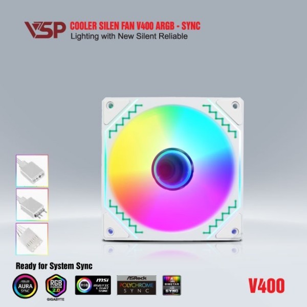Quạt tản nhiệt LED / Cooler fan V400 ARGB