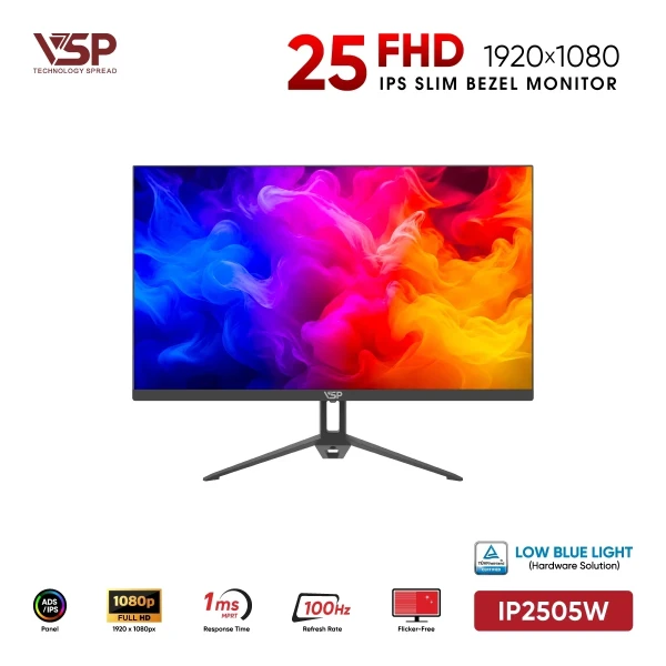 Màn Hình VSP IP2505W (25 inch / IPS / FHD / 100Hz / 1ms)