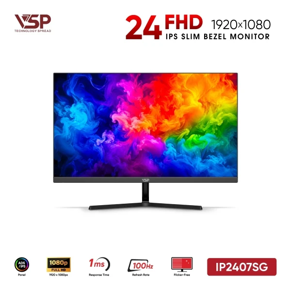 Màn Hình VSP IP2407SG (24 inch / IPS / FHD / 100Hz / 1ms)
