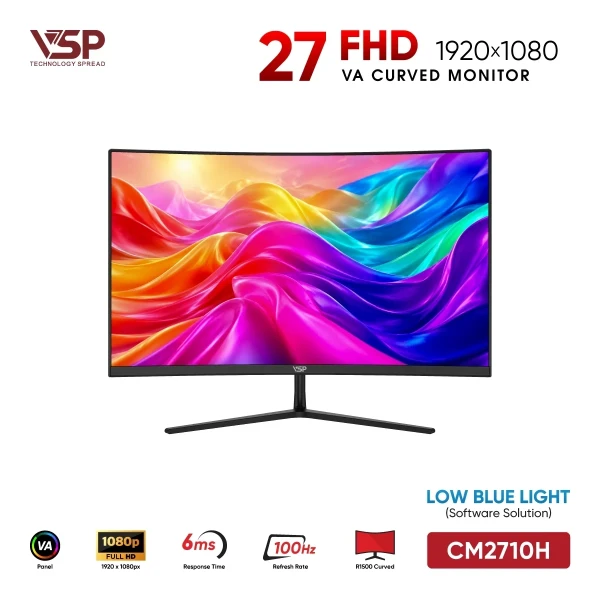 Màn Hình VSP CM2710H (27 inch / VA / FHD / 100Hz / 6ms)