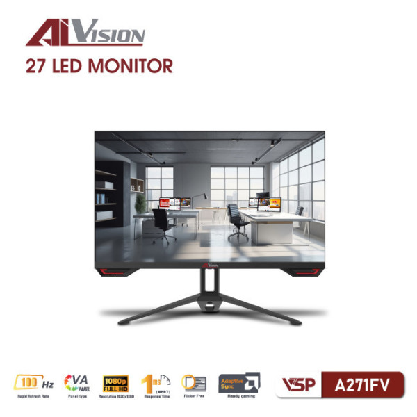 Màn hình văn phòng AiVision A271FV (27inch / VA / FHD / 100Hz / 1ms / FreeSync)