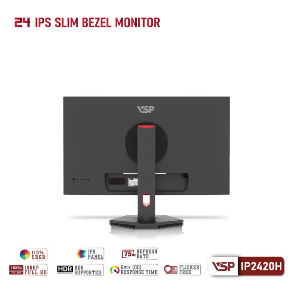 Màn Hình Văn Phòng VSP IP2420H (23.8inch / IPS / FHD / 75Hz / 5ms 