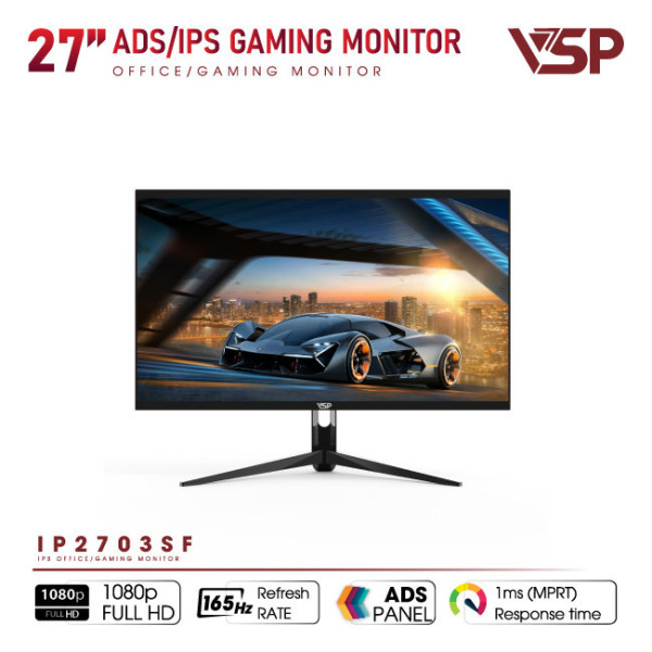 Màn hình VSP Gaming IP2703SF (27inch / FHD / 165Hz / 1ms / Freesync)