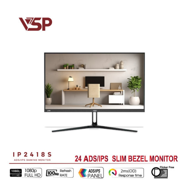 Màn hình VSP IP2418S (23.8inch /  FHD / 100Hz / 2ms / FreeSync)
