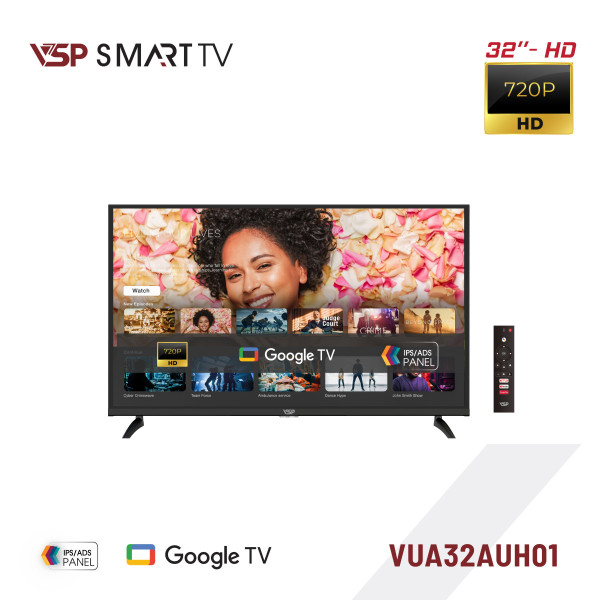 SMART Tivi VSP VUA32AUH01 (32inch / GoogleTV / HD / 60Hz / DVB-T2)