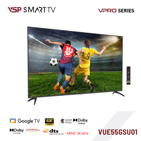 VSP Smart Tivi  55inch VUE55GSU01 VPro 4K-UHD