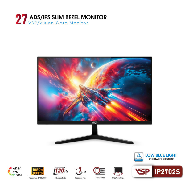 Màn hình văn phòng VSP IP2702S (27inch / FHD / 120Hz / 1ms)