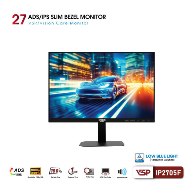 Màn hình văn phòng VSP IP2705F (27inch /  FHD / 100Hz / 1ms / FreeSync)