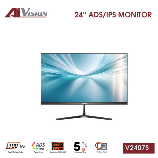 Màn hình phẳng Aivision V2407S 100Hz - Đen