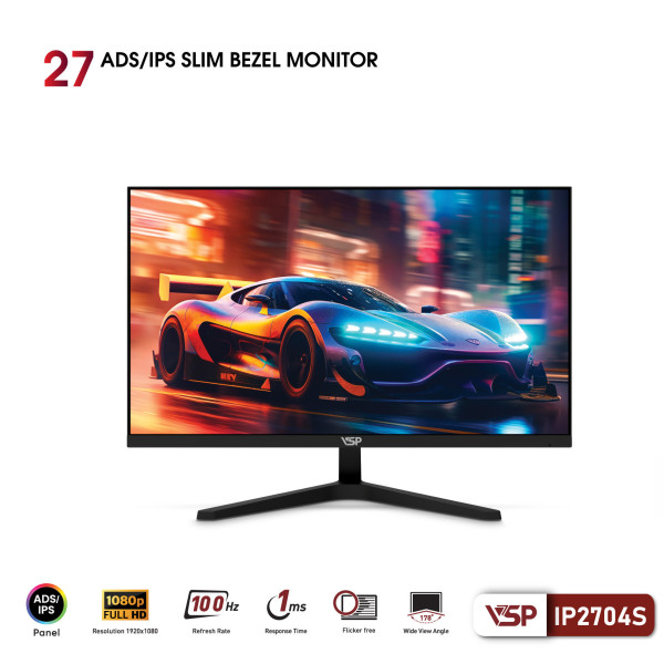 Màn hình VSP IPS IP2704S (27inch / IPS / FHD / 100Hz / 1ms /