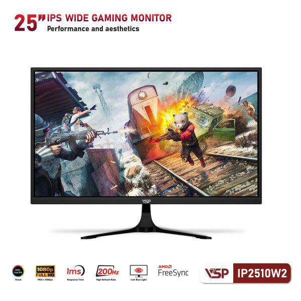 Màn hình VSP IP2510W2 (25inch / IPS / FHD / 200Hz / 1Ms / Adaptive Sync / Freesync)