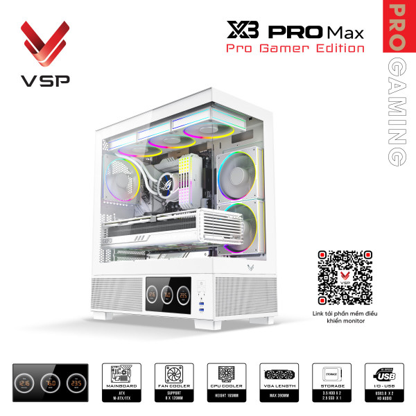 Vỏ Case X3 PRO MAX White