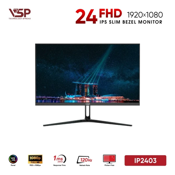 Màn Hình VSP IP2403 (24 inch / IPS / FHD / 120Hz / 1ms)