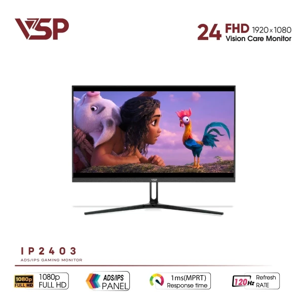 Màn Hình VSP IP2403 (24 inch / IPS / FHD / 120Hz / 1ms)