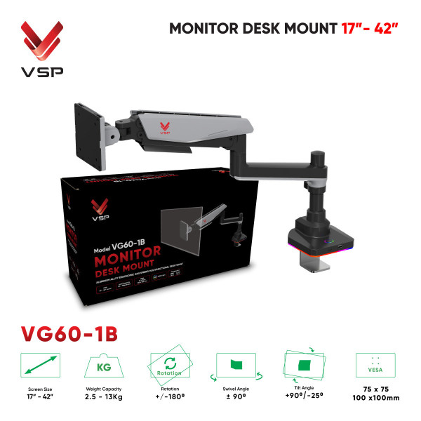 Giá đỡ màn hình VSP VG60-1B (17