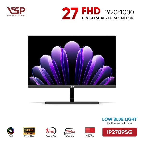 Màn Hình VSP IP2709SG (27 inch / IPS / FHD / 144Hz / 1ms)