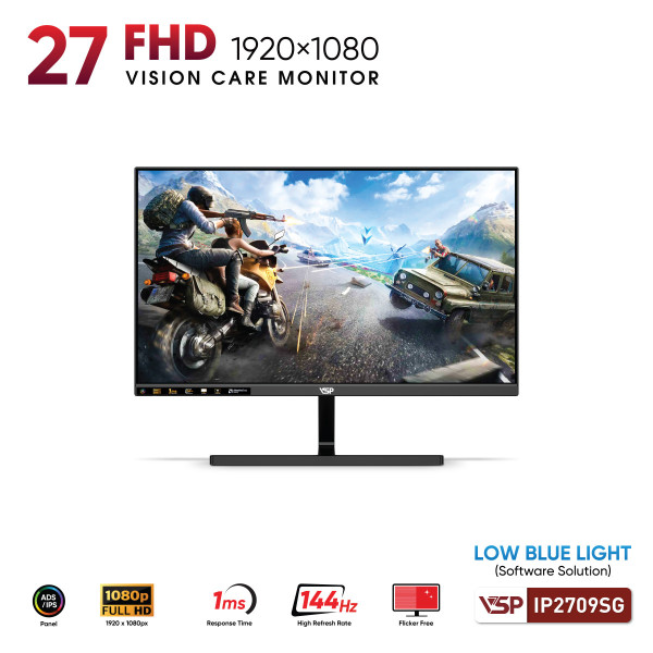 Màn Hình VSP IP2709SG (27inch / IPS / FHD / 144Hz / 1ms / FreeSync / Adaptive Sync)