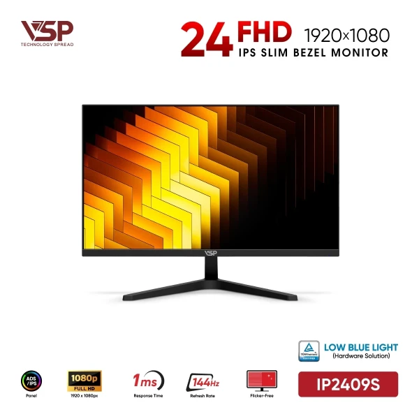 Màn Hình VSP IP2409S (24 inch / IPS / FHD / 144Hz / 1ms)