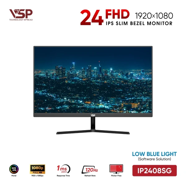 Màn Hình VSP IP2408SG (24 inch / IPS / FHD / 120Hz / 1ms)