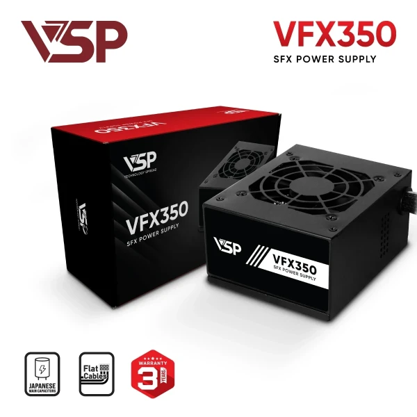 Bộ Nguồn SFX VSP VFX350 (350W - ATX3.0)