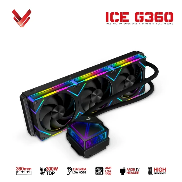 Tản Nhiệt Nước AIO VSP ICE G360 Black