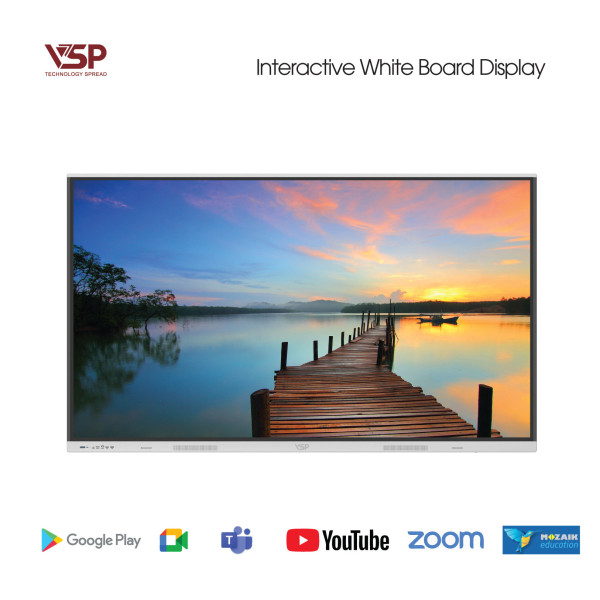 Bộ Màn Hình Tương Tác Cảm Ứng Thông Minh VSP IWB D8600D (86Inch / 4K / IPS / 10bit / 60Hz / 4ms / MT9679 / Quad-core Cortex-A73 / Mali G52MC1 / 8GB DDR / 128GB)
