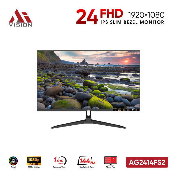Màn Hình AiVision AG2414FS2 (24 inch / IPS / FHD / 144Hz / 1ms)