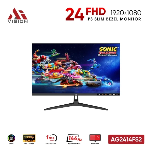 Màn Hình AiVision AG2414FS2 (24 inch / IPS / FHD / 144Hz / 1ms)