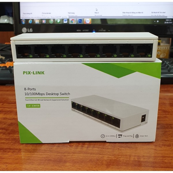 Switch Pix-Link LV-SW08 (8 Cổng RJ45 10/100Mbps)