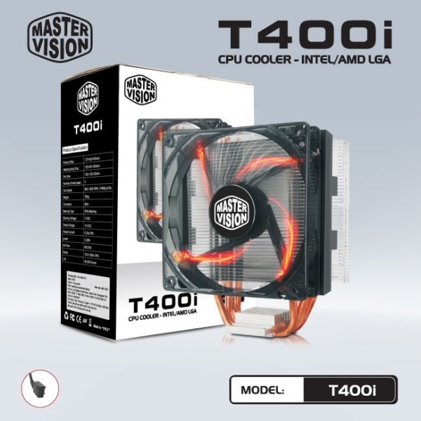 Tản nhiệt CPU Masster Vision T400i