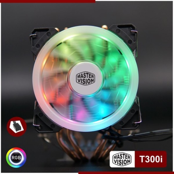 Tản nhiệt CPU VSP Cooler Masster T300i LED