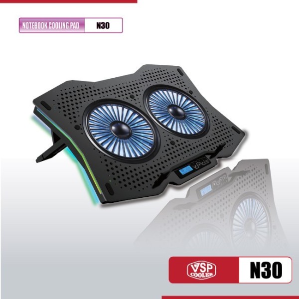 Fan tản hiệt cho laptop Notebook cooler pad N30
