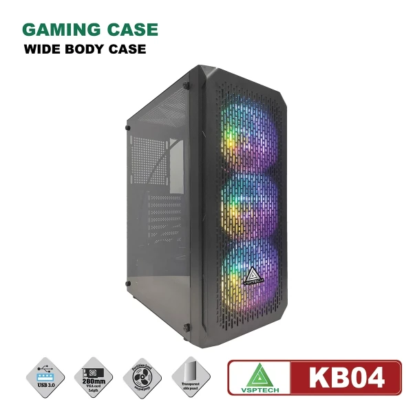 Vỏ Case Máy Tính VSPTECH - Esport Gaming KB04