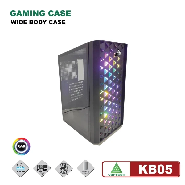 Vỏ Case Máy Tính VSPTECH - Esport Gaming KB05