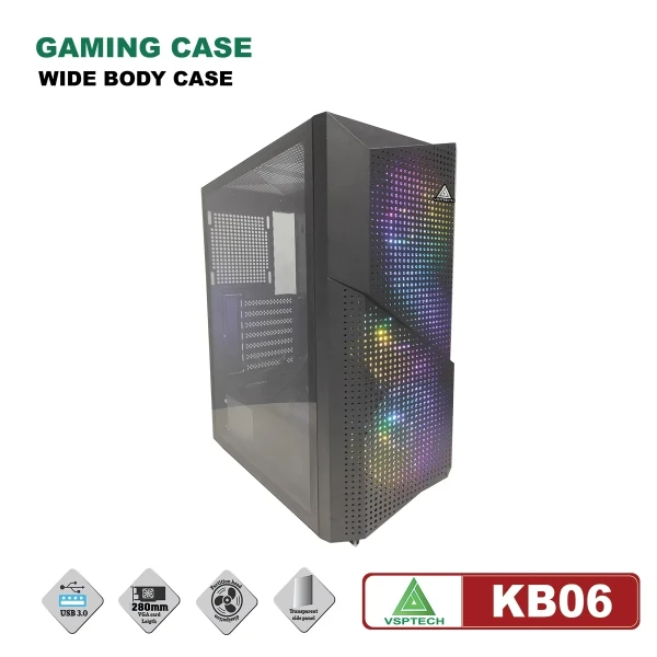 Vỏ Case Máy Tính VSPTECH - Esport Gaming KB06