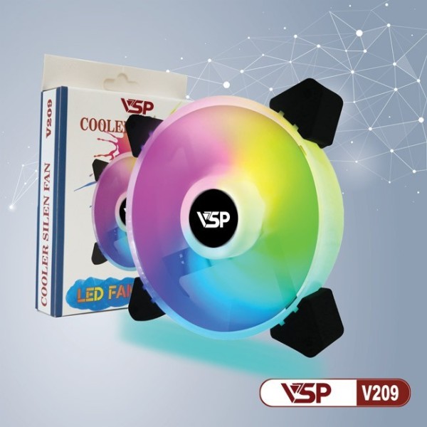 Quạt tản nhiệt VSP LED V209