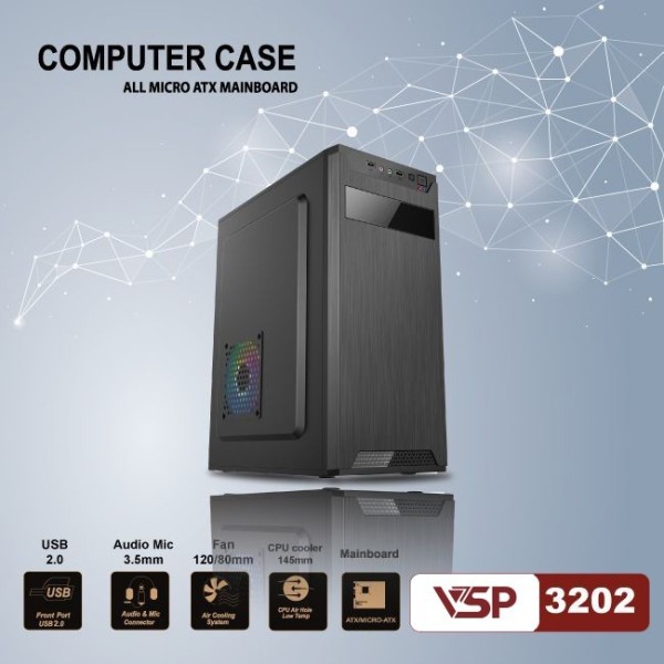 Vỏ Case Máy Tính Văn Phòng VSP 3202