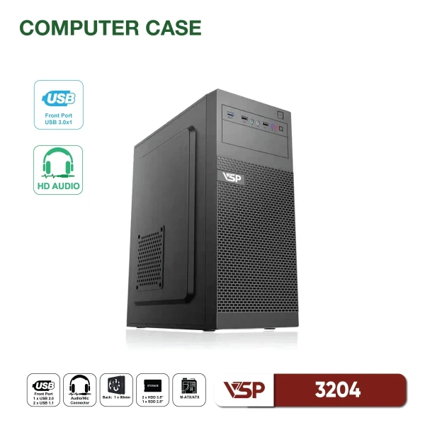 Vỏ Case Máy Tính Văn Phòng VSP 3204