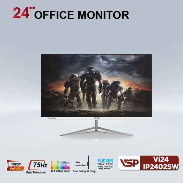 Màn Hình LED VSP ThinKing Vi24 (IP2402SW) (24inch / VA / FHD / 75Hz)