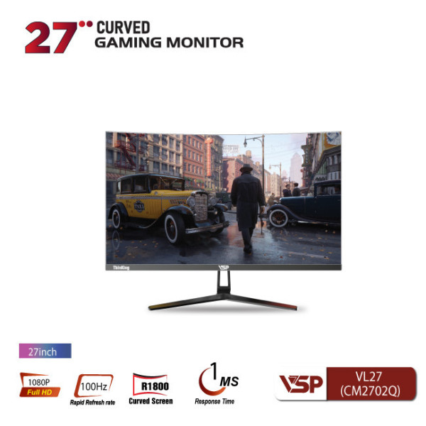 Màn hình cong VSP Thinking 27inch (CM2702Q) (27inch / MVA / FHD / 100Hz / 1ms)