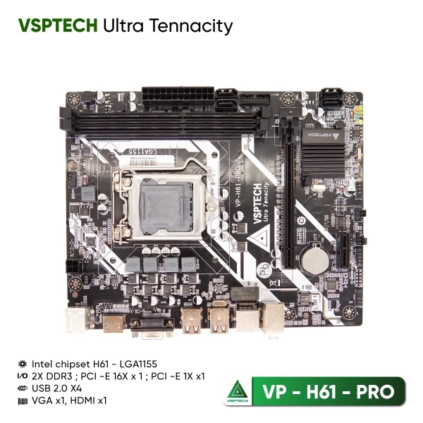 BO MẠCH CHỦ VSPTECH H61-PRO